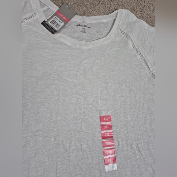 Eddie Bauer | NWT | White Short Sleeve Tee | XXL - Picture 2 of 9